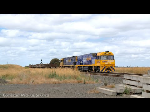 5MP2 Pacific National Steel Train With NR112 & NR72 (19/1/2023) - PoathTV Australian Railways