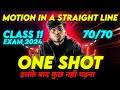 Motion In A Straight Line One Shot Class 11 Physics One Shot Motion In A Straight Line