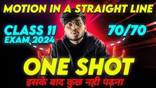 Motion in a straight line one shot class 11 physics | one shot motion in a straight line
