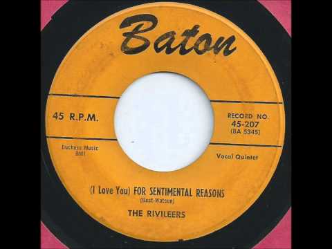 For Sentimental Reason   The Rivileers   1955