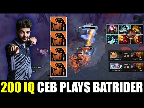200 IQ Ceb Plays Batrider - Bristleback Cant Resist His Oils Spam | Dota 2