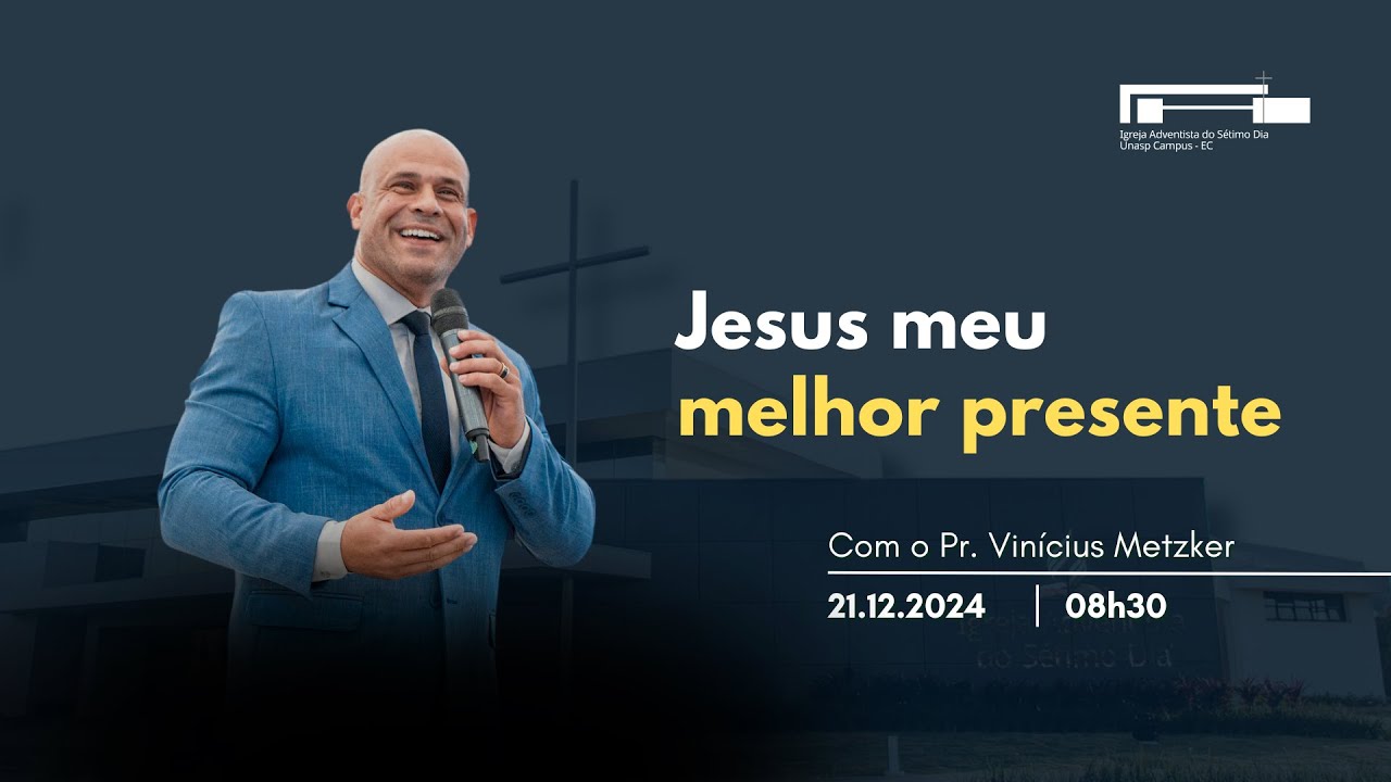 🔵 Jesus meu melhor presente l Pr. Vinícius Metzler