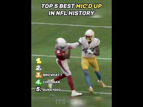 TOP 5 Mic’d up moments IN NFL
