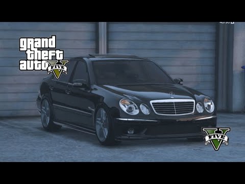 W211 E55 DRIVE ON GTA 5 -  GRAND THEFT AUTO V GAMEPLAY PC