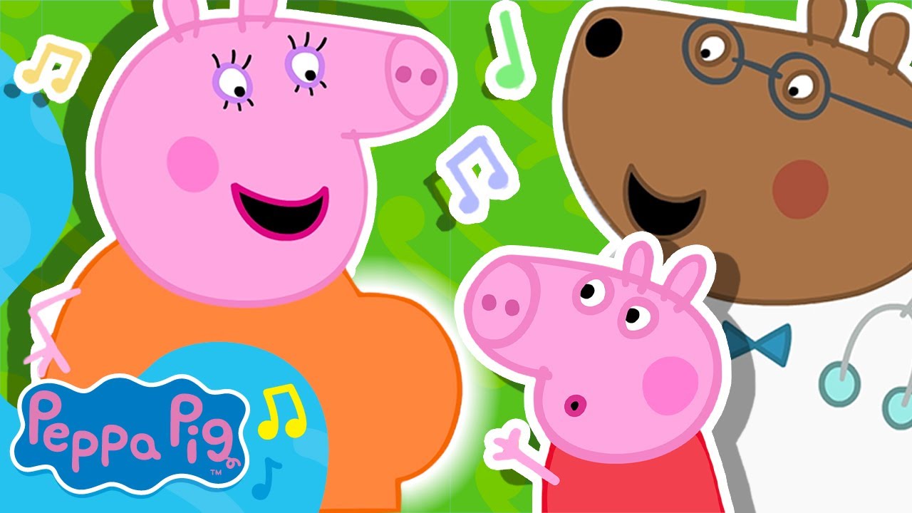 Baby Bump Song! Mummy, What's In Your Tummy?! | Peppa Pig Nursery Rhymes and Kids Songs