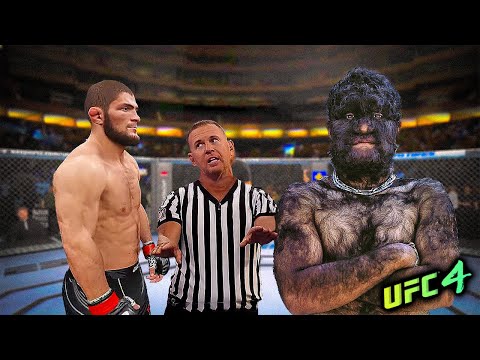 Khabib Nurmagomedov vs. Ordinary Werewolf (EA sports UFC 4)