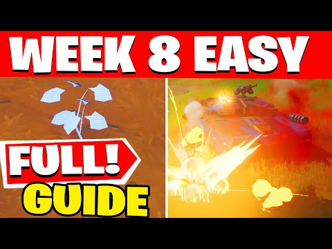All Week 8 Quests Guide Fortnite - Week 8 Challenges chapter 3 season 2 in fortnite