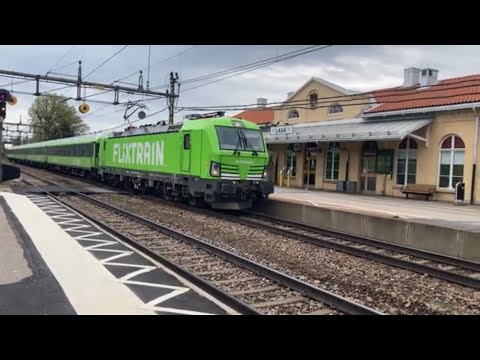 Hector Rail/FlixTrain 243 222 in Laxå, Sweden