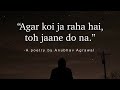 Agar Koi Ja Raha Hai Toh Jaane Do Na Motivational Words Corp Spacex1