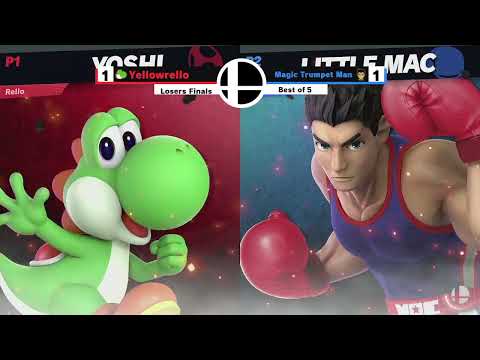 Legacy Bomb City Brawl 2 - LF - YellowRello (Yoshi) Vs. Magic Trumpet Man (Little Mac)