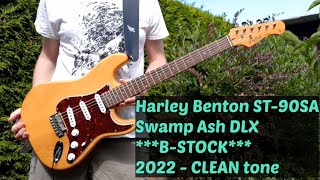 Video thumbnail for Harley Benton ST-90SA, 2022 - CLEAN Sound - Swamp Ash DLX Series Strat by Fritz's Guitars