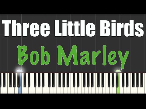 Three Little Birds - Bob Marley piano tutorial