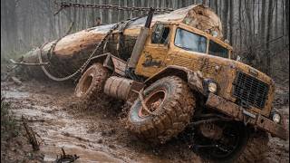 One Wrong Move and You’re Stuck—Perfect Mud Driving Technique! Off Road Recovery & Towing Moments