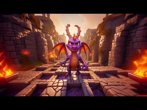 Pacman vs Spyro the dragon