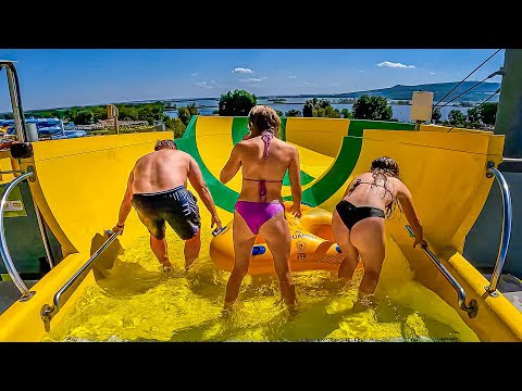 Extreme ABYSS Water Slide at Aqualand Moravia