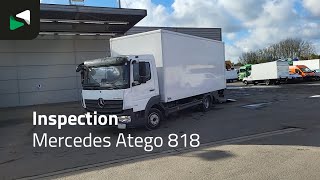 Mercedes-Benz Atego 818 4X2 8tonner Automatic Ladebordwand Airco Euro 6 camión furgón | Imagen 4 - Autoline