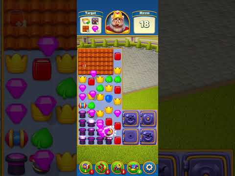 Statisfying Destroy Royal Match Level 1828 #games #royalmatch #music #short #statisfying #destroy