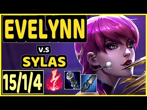MINERVA (EVELYNN) vs SYLAS - 15/1/4 KDA JUNGLE CHALLENGER GAMEPLAY - BR