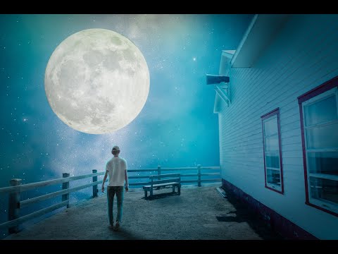 moon Glowing Effect Fantasy Photo composting| Photoshop Tutorial