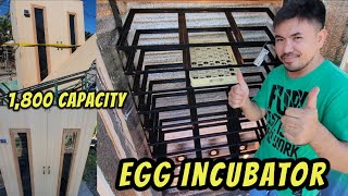 DIY Incubator 1,800 capacity | Incubator para sa mga itlog ng Itik