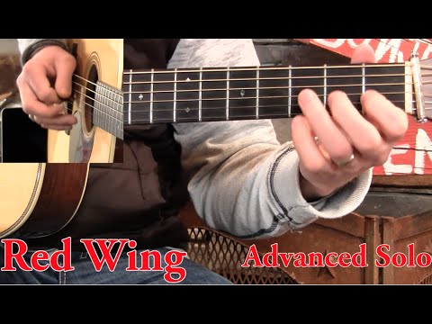 Red Wing on Guitar- Basic Melody & Advanced!