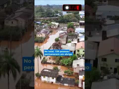 ⚠️ alta repentina dos rios no RS. #noticias  #alerta #climate