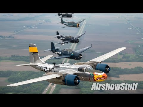 A-26/TBM Avengers Air to Air Photo Flight - TBM Avenger Gathering 2018