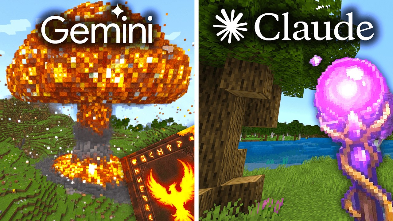 Gemini vs Claude Make a Minecraft Mod