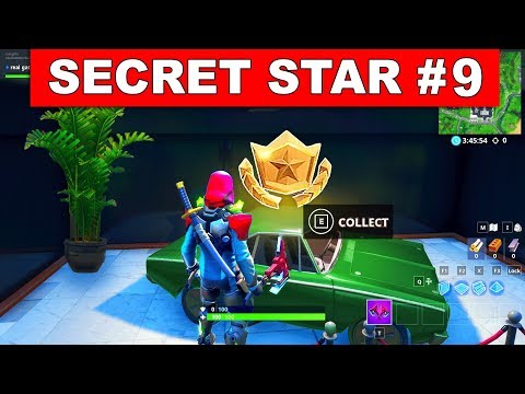 SEASON 9 WEEK 9 SECRET BATTLE STAR LOCATION GUIDE !- Find the Secret Battle Star in Loading Screen 9