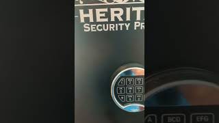 How to Unlock and Reset Security Code on a Heritage Gun Safe (NL Security Keypad)