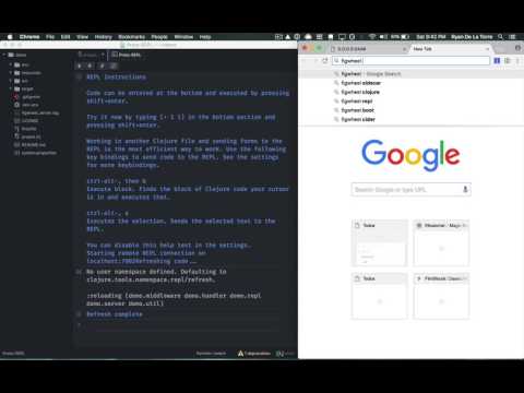 Setting up Proto REPL and Figwheel/ClojureScript