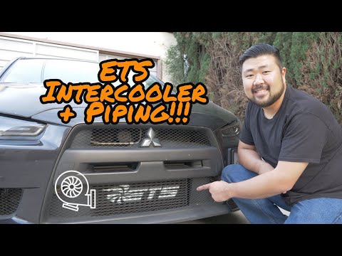 ETS Intercooler and Piping install for Evo X!!!