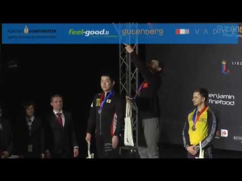 Awards Ceremony Senior Men, PPSWC2017