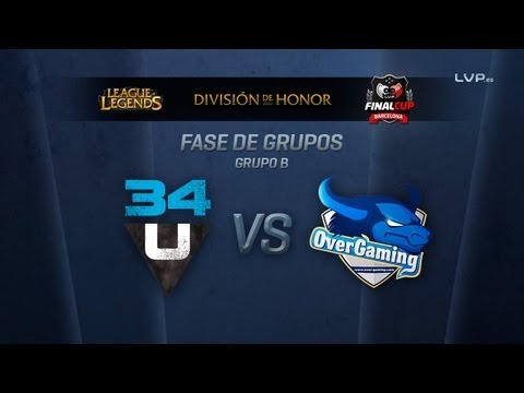 34United vs OveRGaming (Grupo B) - League of Legends - Final Cup 4