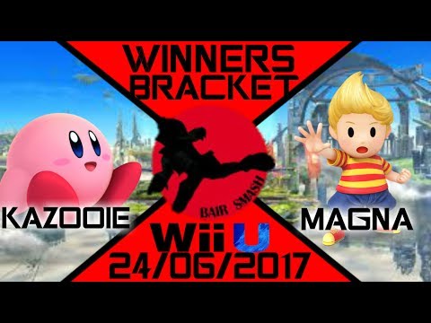Bair Smash 14 Winners Round 1 - Kazooie (Kirby, Ike) Vs. BS | Magna (Lucas) - Smash Wii U
