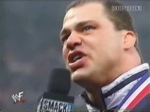 WWF/WWE SmackDown: February 22, 2001 - Kurt Angle promo (the unofficial FIRST "You suck!" chants)