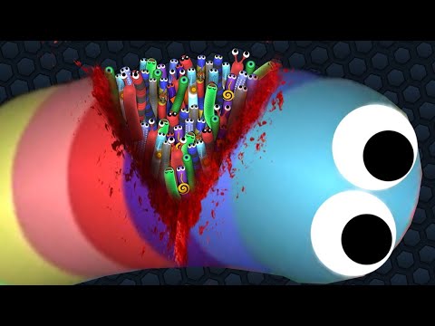 Slither.io 1,000,000,000,000,000 PRO SNAKES vs 1 GIANT SNAKE | Epic Slitherio Gameplay