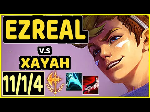 EZREAL vs XAYAH - 11/1/4 KDA BOTTOM ADC GAMEPLAY - EUW Ranked DIAMOND