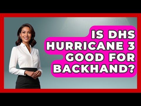 Is DHS Hurricane 3 Good For Backhand? - Ping Pong Prodigy