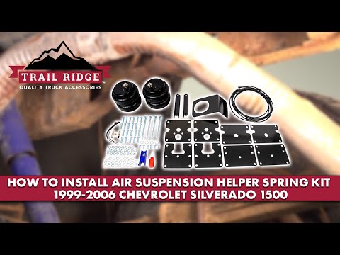 How to Install Air Suspension Helper Spring Kit 1999-2006 Chevrolet Silverado 1500