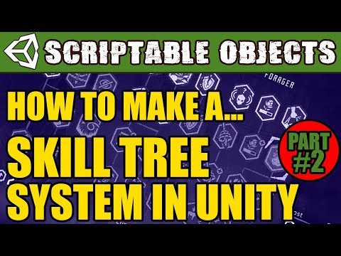 Unity Tutorial - How to make a Skill System with Scriptable Objects! Part 1b