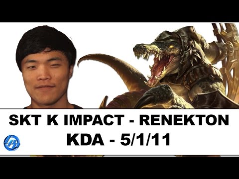 SKT T1 Impact - Renekton vs Irelia - Kr SoloQ