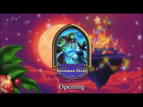 Hearthstone - Snowman Thrall Shaman Hero Voice Lines