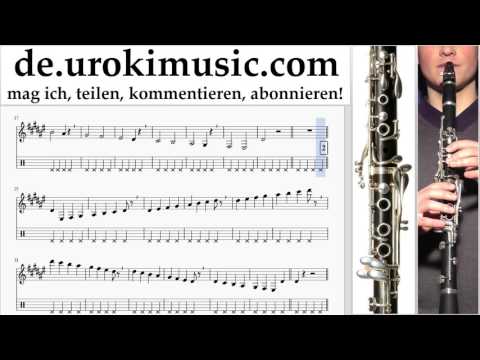 Klarinettenunterricht Charlie Puth & Selena Gomez - We Don't Talk Anymore Noten Lernen Teil#1 um-995