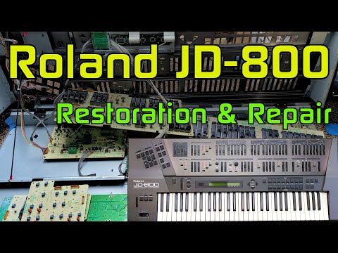 Roland JD-800 Repair, Restoration & Modification