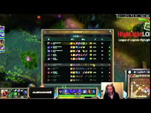 Highlight TSM Bjergsen Zed vs Ahri Challenger Ranked SoloQ