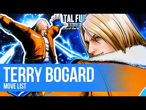 TERRY BOGARD MOVE LIST - Fatal Fury: City of the Wolves (COTW)