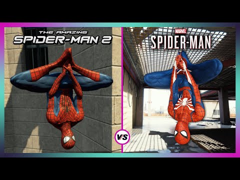 The Amazing Spider-Man 2 vs Marvel's Spider-Man - Gameplay Physics and Details Comparison