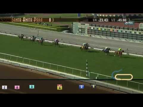 San Luis Rey Stakes (Gr. II) won by Cal-bred, Ashleyluvssugar - Saturday, March 21 2015 HD