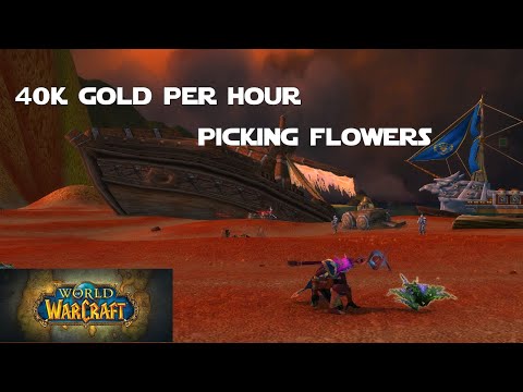 Make 40k Gold Per Hour Picking Flowers! - WoW Shadowlands or TBC Classic Gold Making Guides